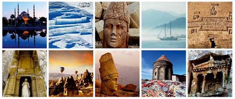 Turkey encompasses 16 cultural assets inscribed on UNESCO World Heritage List