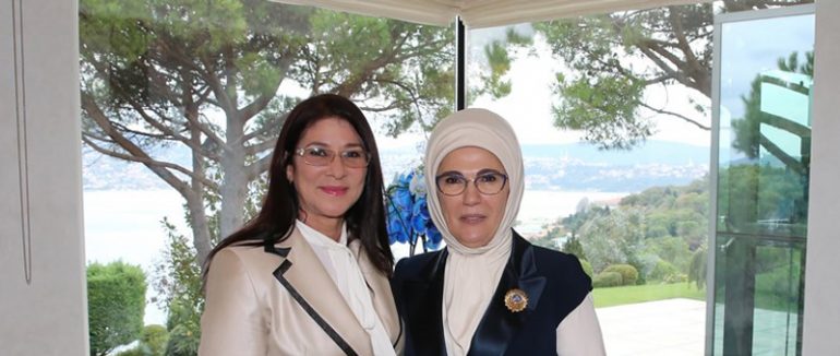 First Lady Erdoğan Meets Venezuela’s First Lady Flores
