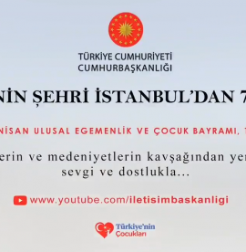 Concert of love from Istanbul to the world by the Presidency on April 23